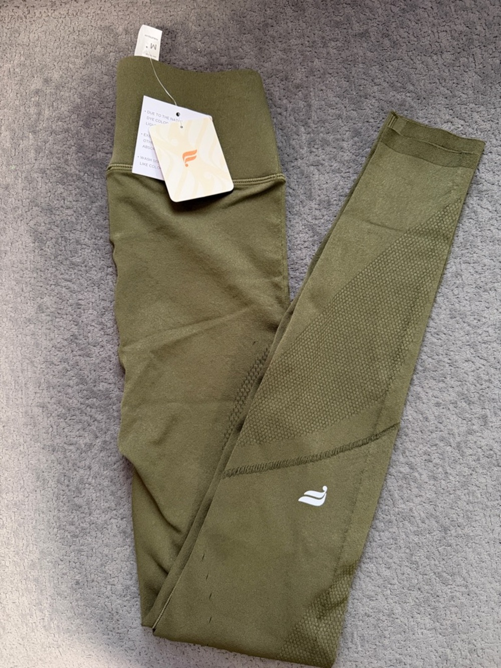 Fabletics Olive Green High-Rise Leggings